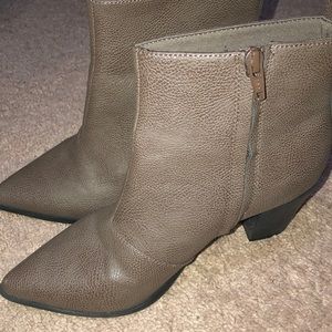 Grey booties from Old Navy